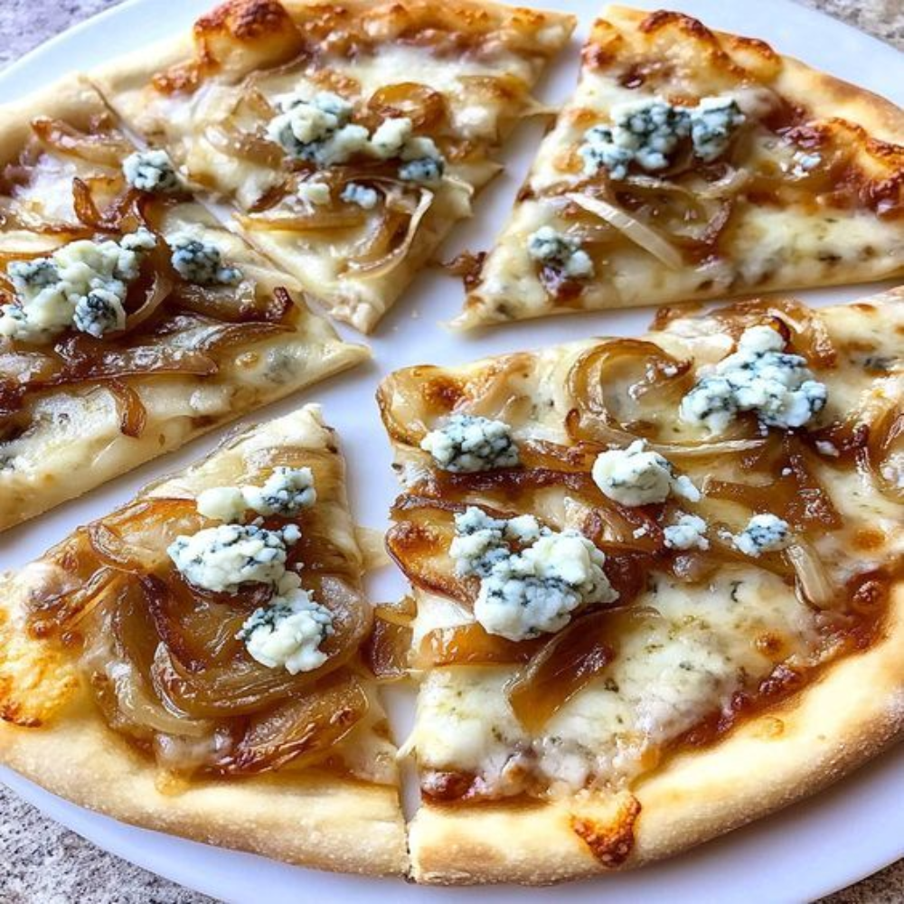 Vegan Pizza with Fresh Vegetables